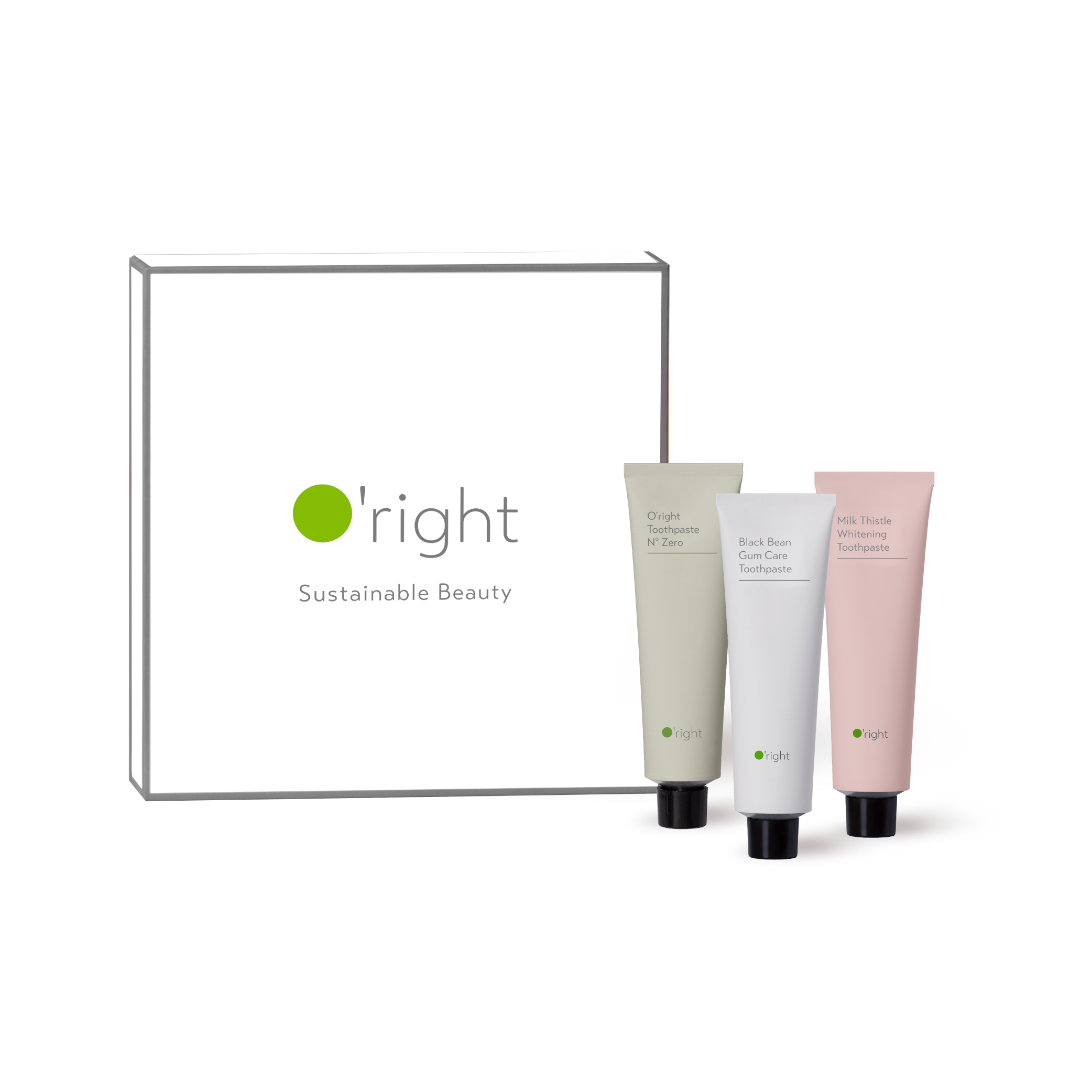 歐萊德100%天然牙膏臻選禮盒(95mL*3入)